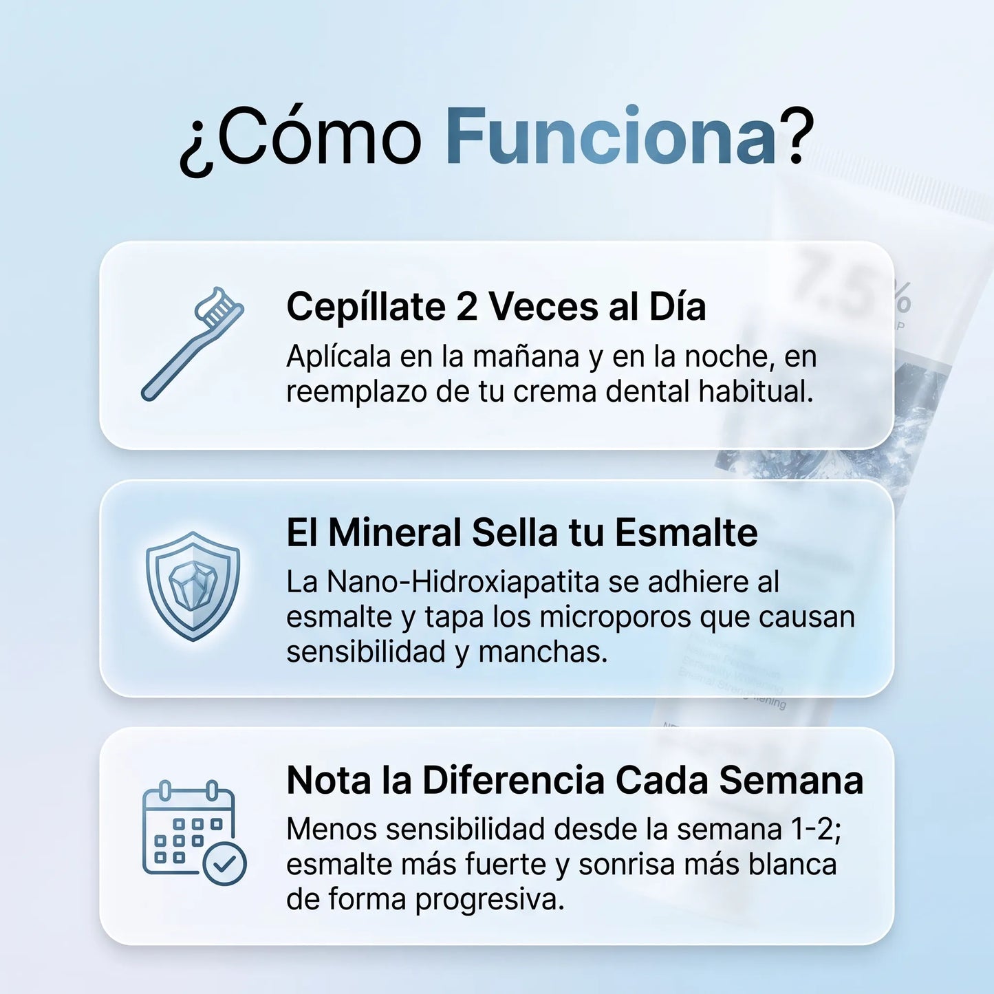 Repara Tu Esmalte — Crema Dental Nano-Hidroxiapatita 7.5% Sin Flúor